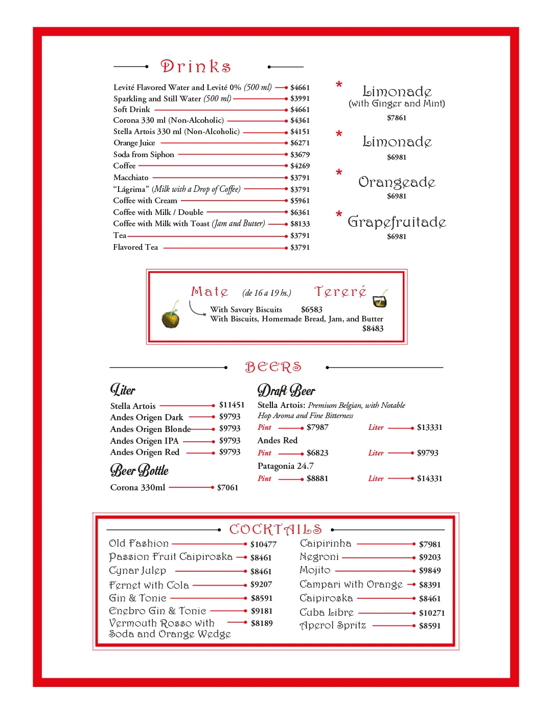 Menu — Page 6