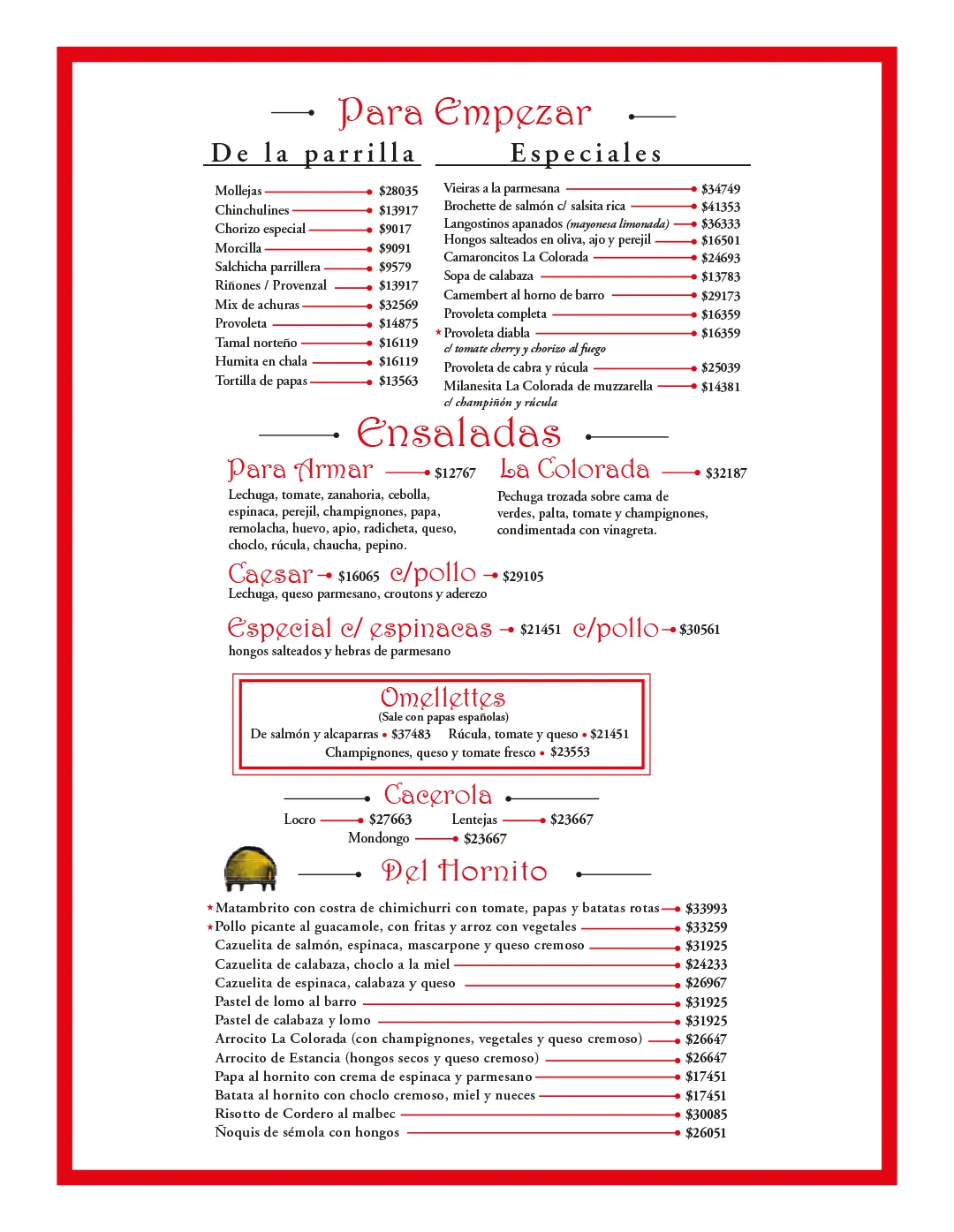 Menú — Página 2
