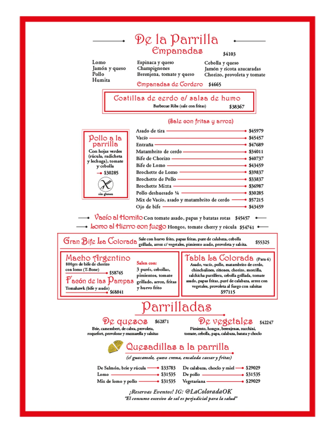 Menú — Página 3