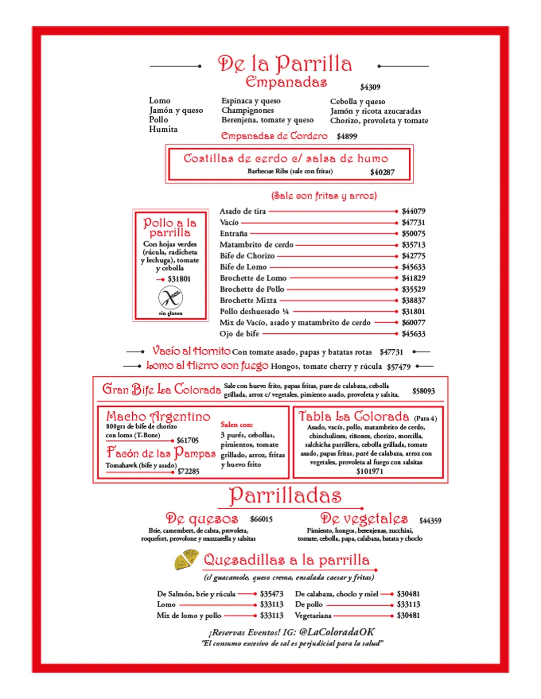 Menú — Página 3