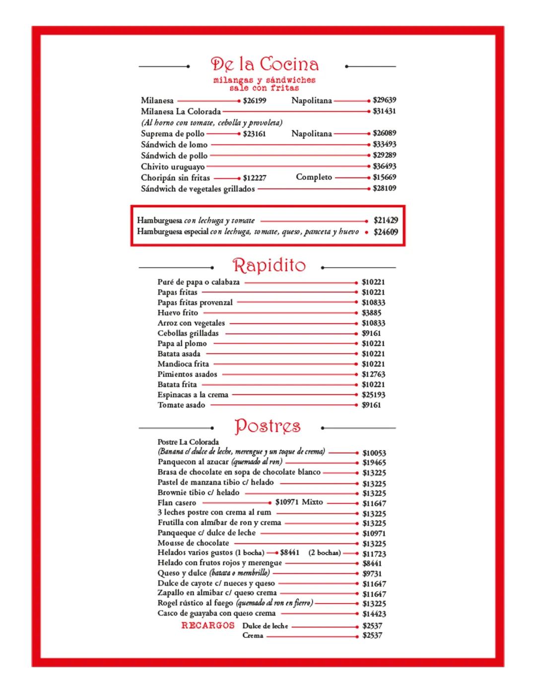 Menú — Página 5